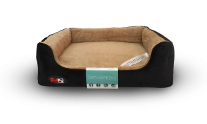 פטקס – מיטה אורטופדית לכלב בצבע חום ושחור במידה 110X70X8 ס”מ