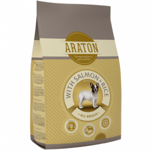 אראטון כלב בוגר עם סלמון ואורז 15 ק”ג